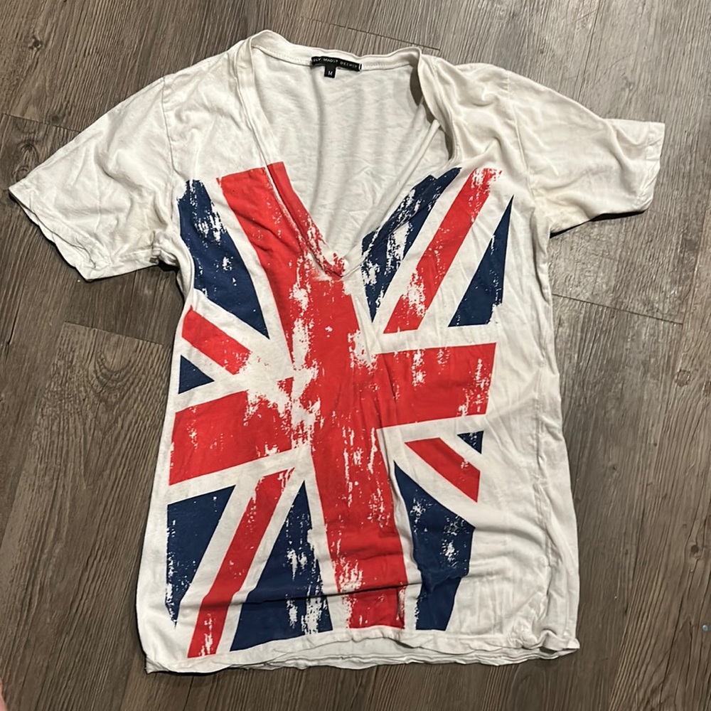 Truly madly deeply British flag Vcut